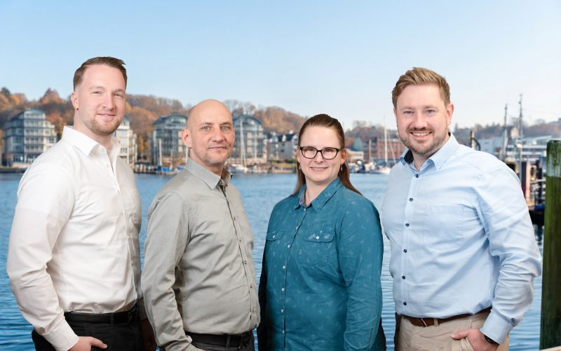 Die Crew der Immobilienwerft